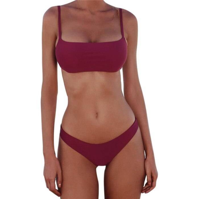 2021 New Sexy Push Up Unpadded Brazilian Bikini Set Women Vintage Swimwear Swimsuit Beach Suit Biquini bathing suits 2021 New Sexy Push Up Unpadded Brazilian Bikini Set Women Vintage Swimwear Swimsuit Beach Suit Biquini bathing suits