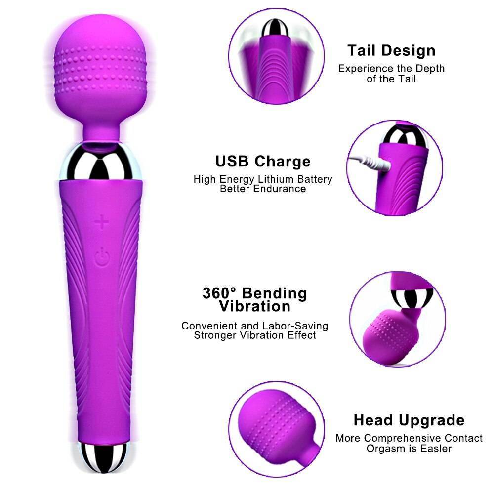 Wireless Dildos AV Vibrator Magic Wand for Women Clitoris Stimulator USB Rechargeable Massager Goods Sex Toys for Adults 18 Wireless Dildos AV Vibrator Magic Wand for Women Clitoris Stimulator USB Rechargeable Massager Goods Sex Toys for Adults 18